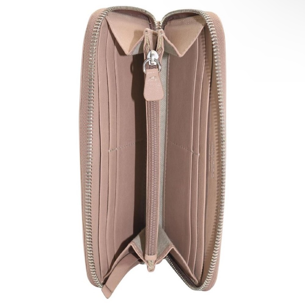 Jimmy Choo Filipa Beige Star-Studded Wallet with COA l - Picture 4 of 6